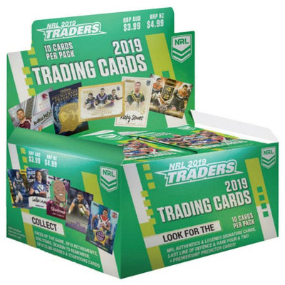 NRL - 2019 Traders Cards Hobby Box (36 Packs)