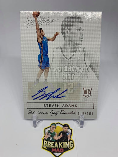 #S3 - 13-14 Steven Adams Panini Signatures #148/199 Sticker Autograph Rookie #7