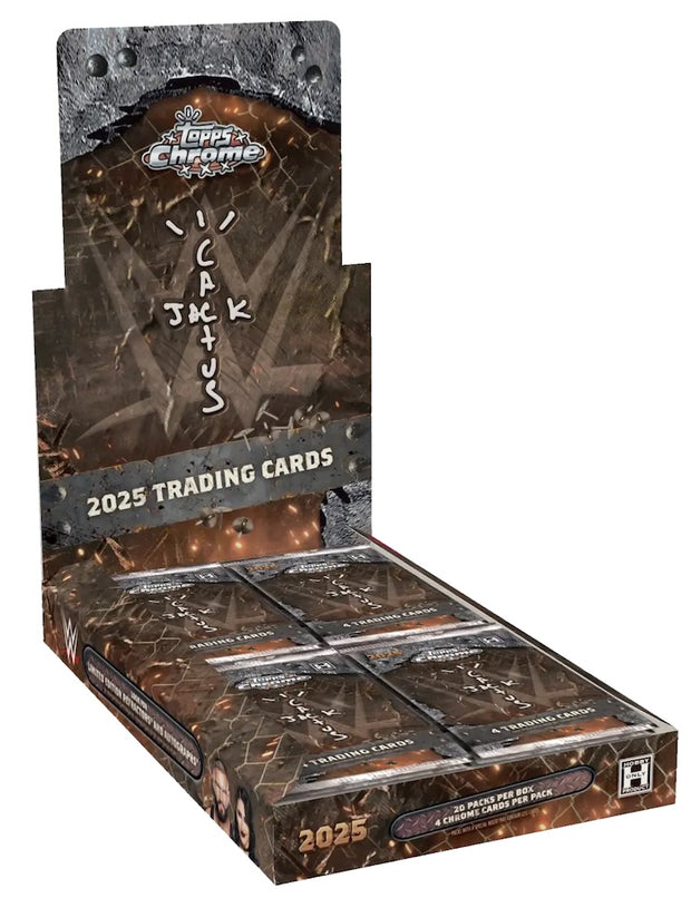 2025 Topps Chrome X Cactus Jack WWE Hobby Box
