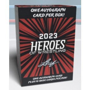 2023 Leaf Heroes of Wrestling Blaster Box (1 Auto)