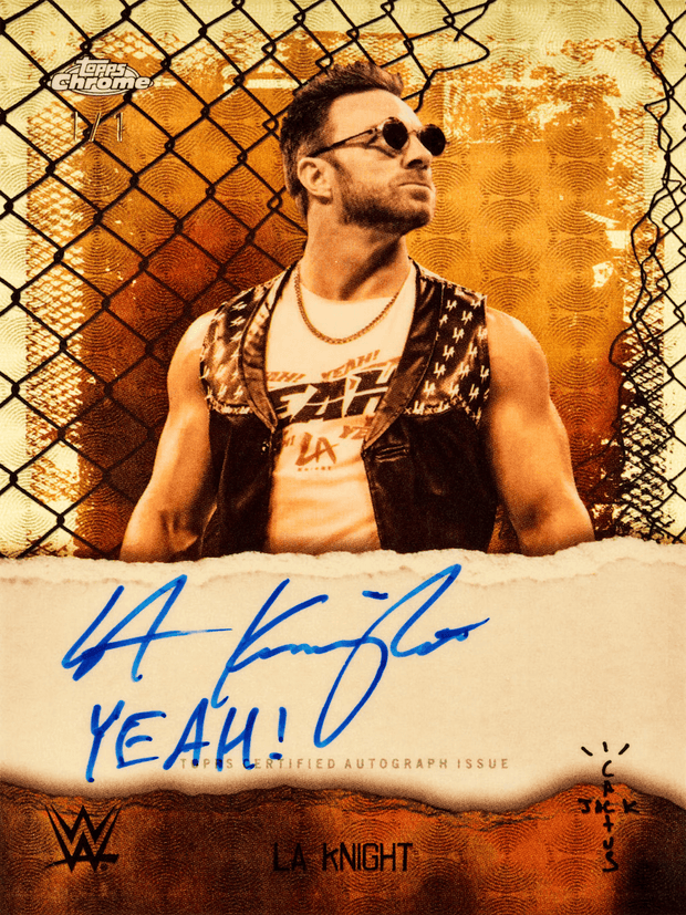 2025 Topps Chrome X Cactus Jack WWE Hobby Box