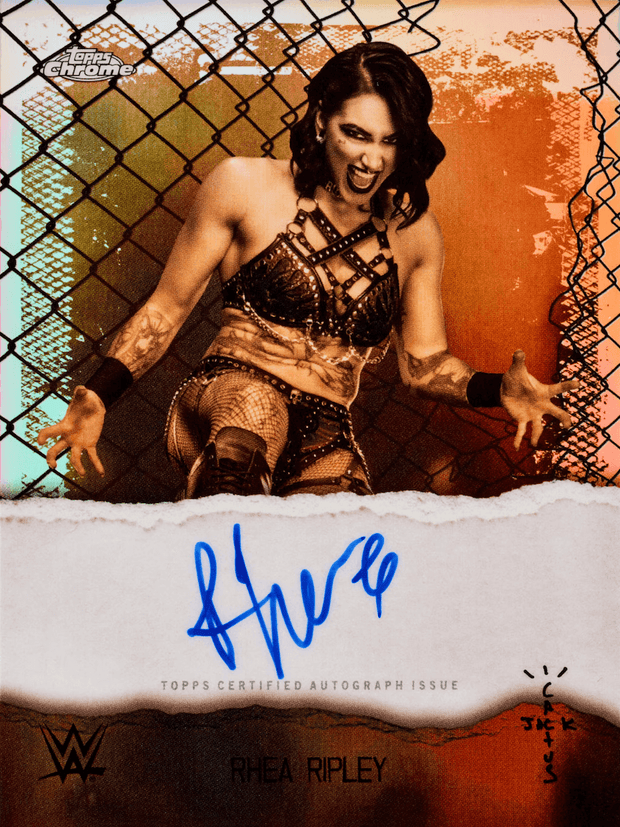 2025 Topps Chrome X Cactus Jack WWE Hobby Box