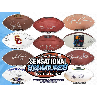 2025 Gold Rush Sensational Signatures Football Edition
