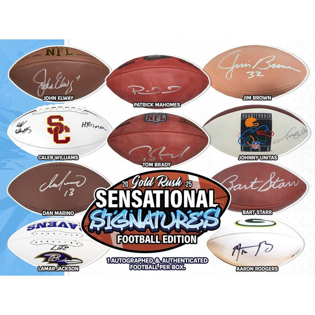2025 Gold Rush Sensational Signatures Football Edition