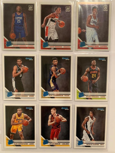 #010 19-20 Donruss Rated Rookies 9 4 $27