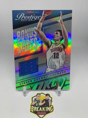 #S6 - 14-15 Steven Adams Panini Prestige #04/25 Bonus Shots Game Worn Patch #22