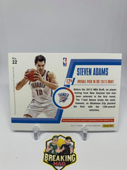 #S6 - 14-15 Steven Adams Panini Prestige #04/25 Bonus Shots Game Worn Patch #22