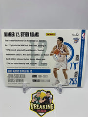 #S7 - 14-15 Steven Adams Panini Prestige #45/99 NBA Materials Game Worn Patch #23