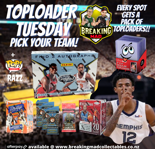 Top Loader Tuesday - Pick Your Team (PYT) BM#054 (15th September)