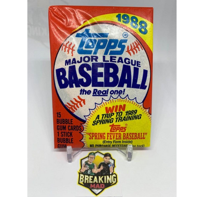 1988 Topps Major League Baseball Pack