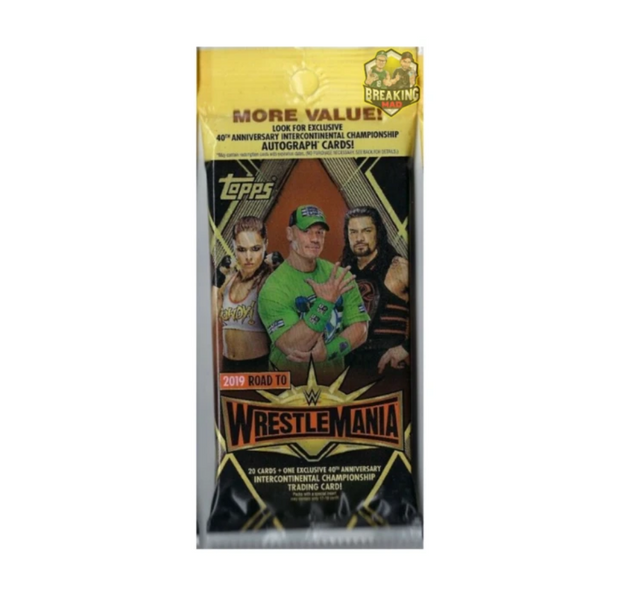 2019 Topps WWE Road To Wrestlemania Fat Pack