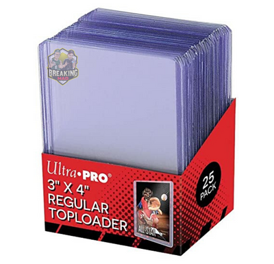 35PT (25) Ultra-Pro Regular Toploaders For Sports Cards